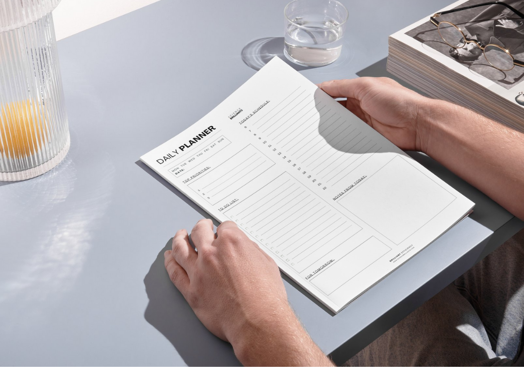 Daily Planner – Printable PDF for Time Management & Productivity