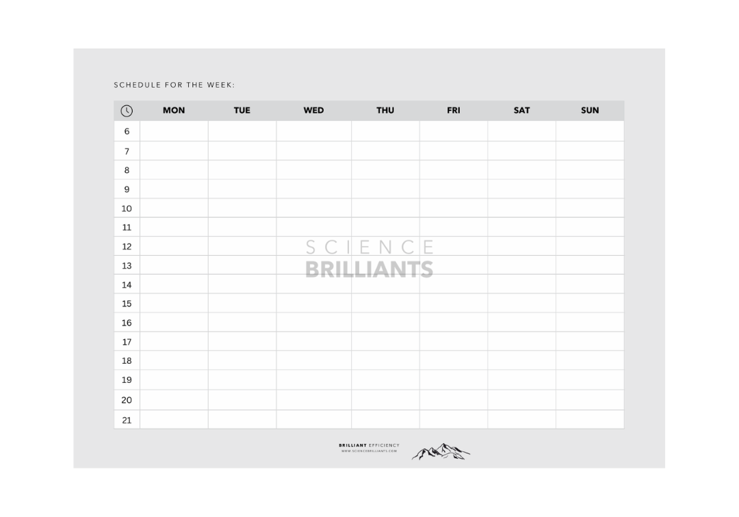 Weekly Planner – Printable PDF for Simple Weekly Planning & Productivity